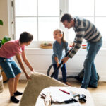 Kids helping house chores